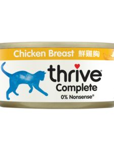 Thrive Complete Whole Food Cat Food 100% Fresh Chicken No Grain Main Course in Can Natural Nutritious Pet Supplies for Cats