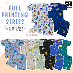 SETELAN BAJU ANAK COWOK 1-8 TAHUN "FULL PRINT EDITION" / SETELAN BAJU ANAK KELFI