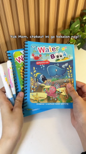 Buku Mewarnai Air Seri Karakter Animasi - Edukasi Anak Latihan Motorik & Menggambar