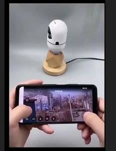 BISA COD - CCTV WiFi IP Camera IR Motion Sensor E27 2MP Kamera Pengintai Bohlam 5G Keamanan Rumah