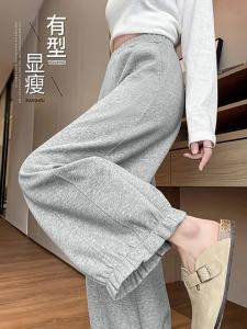 Quần Earwood Flower Bud Phong Cách Thư Giãn & Văn Phòng Cao Thắt Dễ Dàng