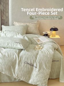 Kiss Dear | Luxurious Tencel Cotton Embroidered Bedding Set