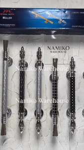 MULLER Gagang pull handle tarikan 2 pintu kupu tarung kamar rumah corak 350 370 420 450 mm