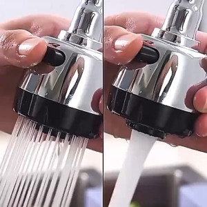 【BUY 1 GET 1】Kitchen Wall Mounted Faucet with 360° Rotation and Two Water Modes - Stainless Steel In-wall Design