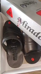SANDAL PRIA KULIT MEREK MIRADO KULIT ASLI 100%
