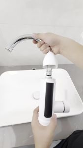 3000W 220V Electric Kitchen Water Heater Tap Instant Hot stainless steel Water Faucet Heater Cold Heating Faucet
