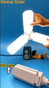 Bóng Đèn Led Siêu Sáng 3 Cánh Quạt 45W. Siêu Tiết Kiệm Điện Chống Loá Chống Chói. Thân Thiện Với Môi Trường. Bảo Hành 12 Tháng