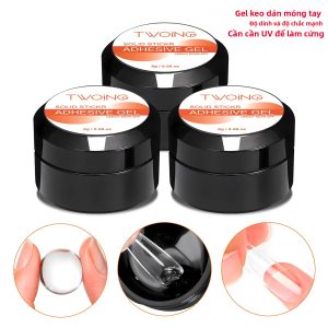 3 Chai Keo Dán Móng Tay Chất Lỏng Trong Suốt Không Cần Lau Cho Móng Giả Đính Đá Trang Trí Móng Sơn Móng Trong Suốt 8ml Mỗi Chai