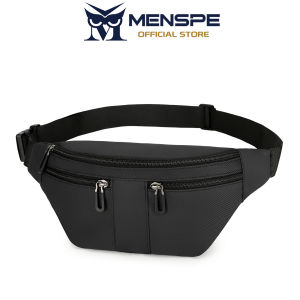 MENSPE กระเป๋าคาดเอวใส่โทรศัพท์ได้หลายช่องจุได้เยอะกีฬาวิ่งออกกำลังกายกระเป๋าสะพายไหล่กลางแจ้งกันน้ำแฟชั่นกระเป๋าคาดอก