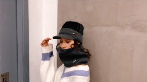 Topi Musim Dingin Rajut Winter Knitted Wool Caps Beanies - Gray