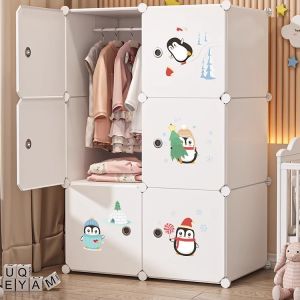MLZH | Sturdy Durable Child Assembly-Friendly Wardrobe