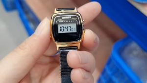 Jam Tangan Wanita Fashion Cantik Tali Rantai Elegan SKMEI 1901 Original Diameter Kecil