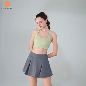 Chân Váy Xòe Thể Thao Nữ AMI MEDEA - Chất Vải Cao CấpCó Quần Bảo Hộ tập gymtennispickleball 9043