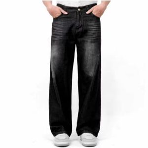 Celana Jeans Wide Leg Wisker Lebar Gombrong / Celana Panjang Distro Snow Black Wisker Celana Terbaru