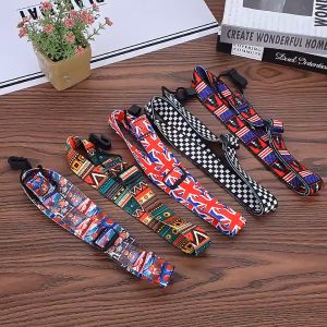 Ukulele Strap Adjustable Polyester High-Grade Printing Ethnic Style Pure Cotton Embroidery String Instrument Guitar Accessories