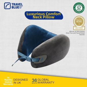 Travel Blue | Travel Neck Support Pillow Memory Foam