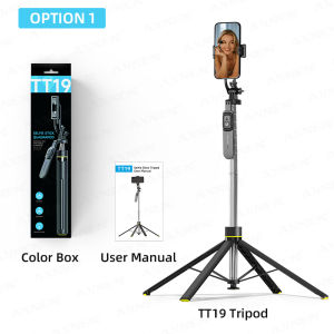 AXNEN | One-click Automatic Pop-up Tripod Multifunctional Stable Quadrapod with 1/4" Interface Stable Shooting Quadrapod Selfie Stick
