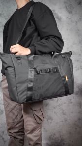 ANT Project - Tas Gym Duffel Bag OPTIMUS Waterproof 2 in 1 Tote Bag - Tas Travel Hitam & Hijau Army