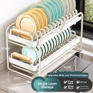 Sliding Multi-Function Tableware Storage Rack