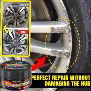 Multi-Functional Wheel Repair Kit Scratch & Wear Remover Chemical Formula for Alloy Steel Carbon Fiber WheelsEasy Application