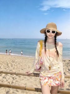 V.C.I | Gathering Small Bust Retro Bikini Set 4 Pieces