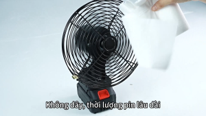 Quat sac điện to xoay 120W quạt kẹpQuạt mini siêu mạnh để bàn 5 cấp độ gióQuạt tích điện miniquạt sạc tích điện miniquạt để bàn mini pin 10cell