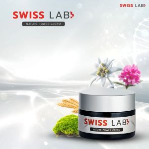 โปรโมชั่น (2 แถม 3)  ใหม่ Swiss Lab Nature Power Cream ของแท้!  เปรียบเทียบกระจ่างใส ชุ่มชื้น