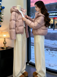 Shalldoer | Large Size Korean-style Hooded Womens Winter Coat Stylish Cute Petite Elegance and Slimming