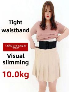 Plus Size Belly Band Womens 100.00kg Summer Long Postpartum Slimming Waistband Breathable Corset Waist Supporter Waist Seal
