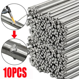 10Pcs Low Temperature Welding Rod Universal Wire Weld Melt Aluminum Rod For Soldering Aluminum Copper Iron Brazing Weld Bar