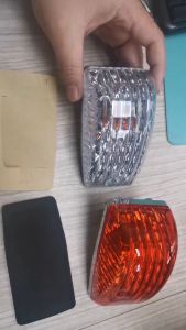 J107S08 CRYSTAL DOOR SIGNAL LAMP HINO XZU640 XZU720 HINO 500 HINO 700 LORRY TRUCK AKSESORI CLEAR OR ORANGE COLOR