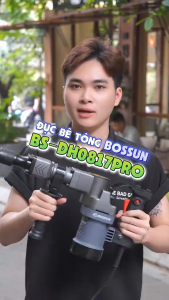 Máy Đục Bê Tông Điện BOSSUN BS-DH0817PROCông Suất 1300wLực Đập 15JTốc Độ Đập 3800BPM5m Dây Nguồn