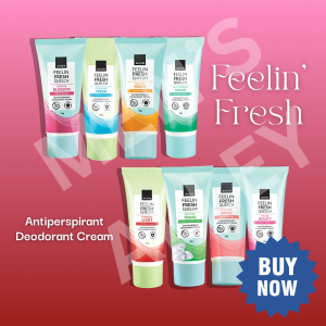 AVON Feelin Fresh Quelch Anti-Perspirant Deodorant Cream 55G Powder Fresh Spring Blossom Cooling Fresh Crystal Tawas BHA Power Serum Kojic + Serum Pearl Beauty Citrus Fresh Ultra Glutathione Powder Light Papaya Power Cooling - Mens Alley