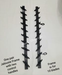 Jalousie Window Frame Strip (10-Blade) One Pair