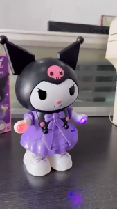 Kuomi Cartoon Electric Musical Dancing Robot Music Light function Kids Learning Girls Baby Toy Children Boxing Gift