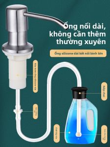 WONREFACT | Bơm Nước Rửa Chén với Ống Kéo Dài và Bơm Xà Phòng cho Bồn Rửa Bát