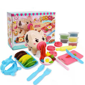 Wonderful Toys Slime Clay Toy Color Mud DIY Slime Kit Ice Cream Machine Pig Noodle Dumpling Children Gift Girl Gift Parent-child