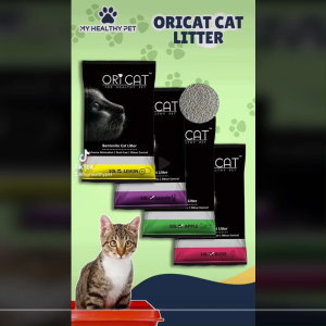 ORICAT Bentonite Cat Litter Advance Absorption & Odor Control Lavender 10L Cat Litter Sand Litter Sand for Cat