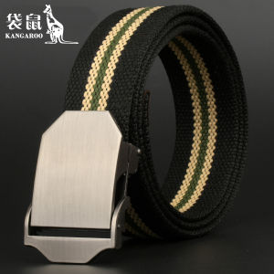 Kangaroo | Mens Personalized Casual Canvas Belt