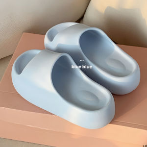 Dép Đế Mềm Đế Dày Mùa Hè Cho Nữ Dép Đi Biển EVA Đế Mềm Màu Xanh Sữa Cho Chuyến Đi Thường Ngày