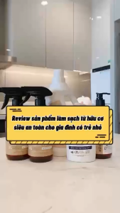 Tẩy đa năng hữu cơ bồ hòn ECOCARE 4L (TẶNG BÌNH XỊT) kết hợp tinh dầu tự nhiên phù hợp tẩy rửa nhiều bề mặt