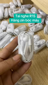 Tai nghe oppo R15 hàng zin bóc máy jack tròn 3.5mm tai nghe nhét tai tai nghe có dây âm thânh tốt