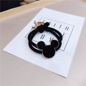 สายรัดผมลายหูเสือหมีมิสติคอลอลัลเลียร์สุดเก๋ ทรงหัวเข็มขัดสองส่วน ยางยืดสูง เครื่องประดับผมสไตล์เกาหลี