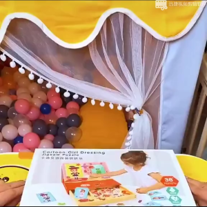 Đồ chơi thay trang phục búp bê cho bé gái ghép hình nam châm có ngăn kéo bằng gỗ hàng đẹp