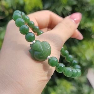 B232 - Vòng Ngọc Bích 8li mix lu thống Ngọc Bích bi bạc ko kén mệnh - Phong Thủy TUDO