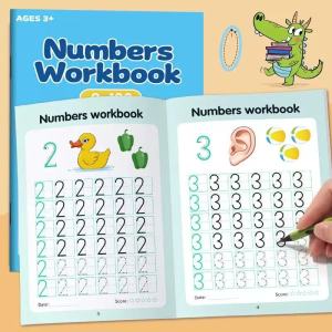 A Workbook for Tracing Numbers from 0-100: Handwriting Textbook Learning Math Book Writing For Kids