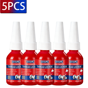 High Medium Strength Threadlocker 243 271 Bolt Anti-Loose Seal Glue Oil Heat Vibration Resistant Metal Thread Compound 50ML 10G