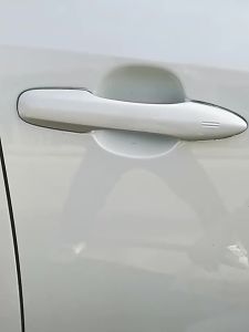 8 Pcs/Set Pelindung Handle Pintu Mobil Pelindung Handle Mobil Transparan - Pelindung Anti Lecet Gores Gagang Andle Set Stiker