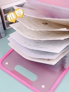 13 Layer Expanding File Folder Portable Document Receipt Organizer Waterproof Folder for Schoolbag Office Supplies