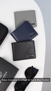 RACHEL SMITH Eden Genuine Leather 10 Card Slots Wallet
